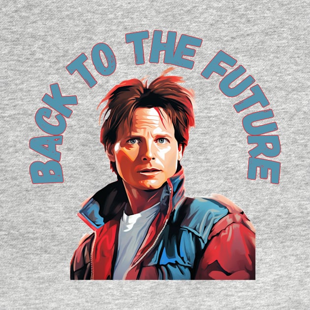 Michael J Fox - goes Back to the Future by Liana Campbell